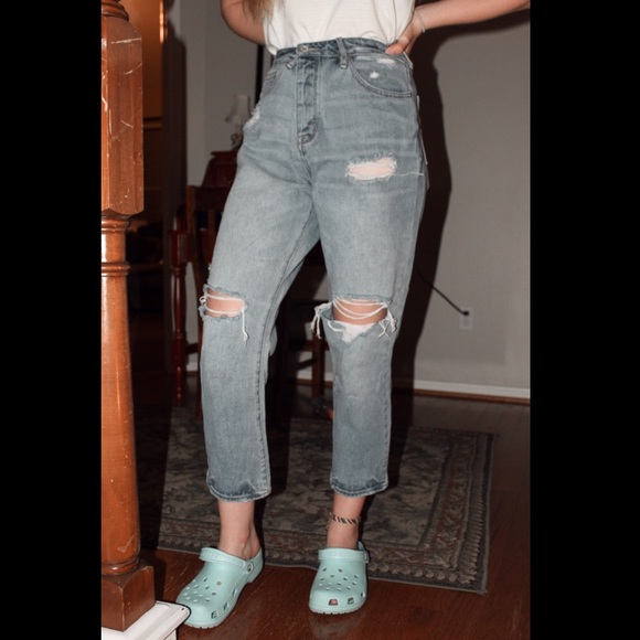 PacSun Denim - pacsun ripped mom jeans!